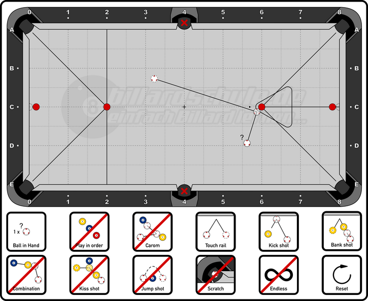 Big Position Drill  - 0.2C-2C &amp; 6C-7.8C - No Order - 04 Balls