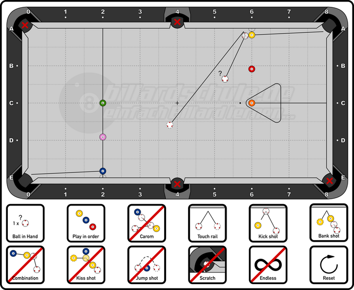 Big Position Drill - 2C-2D8 &amp; 6A2-6C - Order 3 - 06 Balls