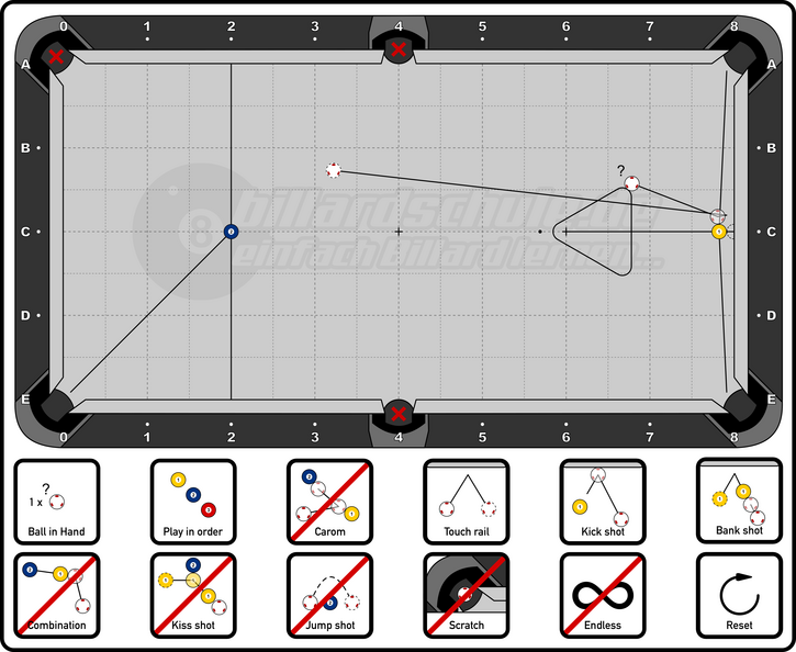 Big Position Drill - 2C-2D8 &amp; 6C-7.8C - Order 2 - 02 Balls
