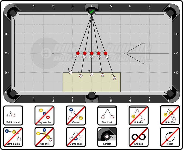Pool Billiard - PAT Start - 04 - Follow shots