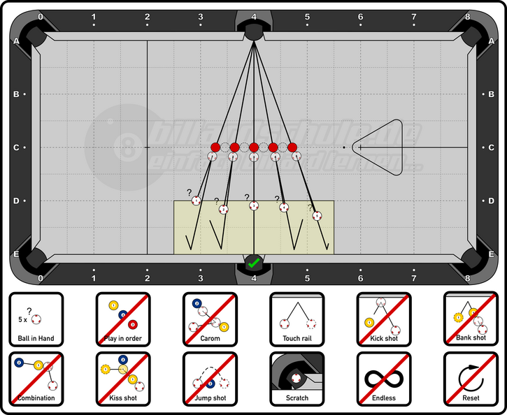 Pool Billiard - PAT Start - 05 - Draw shots