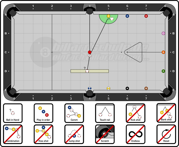 Pool Billiard - Wagon Wheel 001