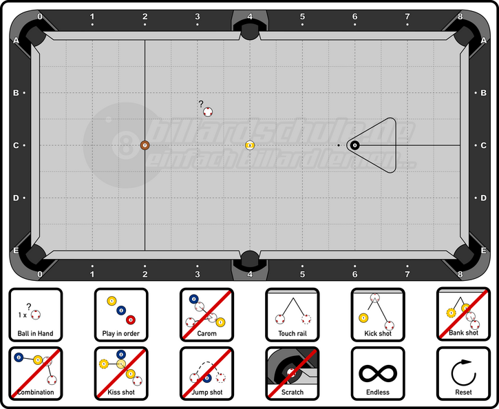 Pool Billiard - PAT Level 1 - 08 - Endless Drill