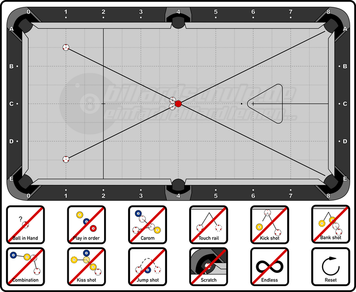 Pool Billiard - PAT Level 1 - 09 - Standard Shot 1