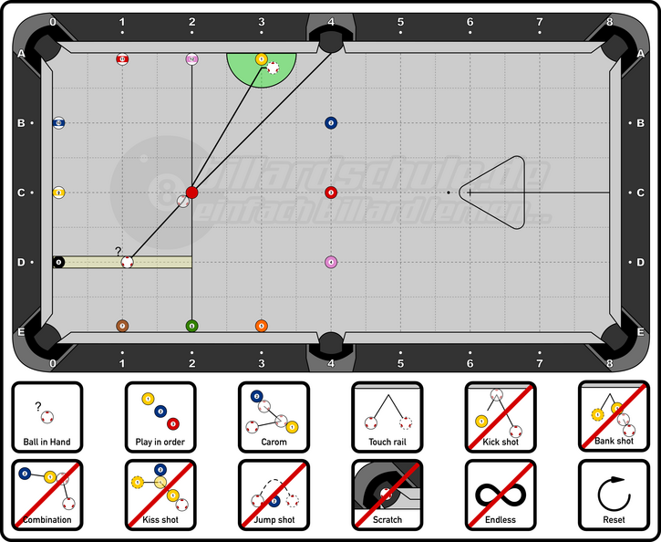 Pool Billiard - Wagon Wheel 006