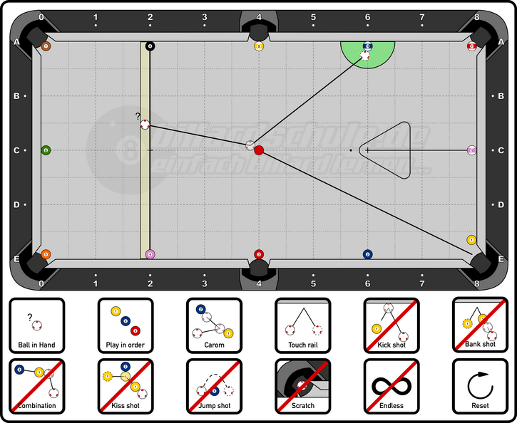 Pool Billiard - Wagon Wheel 007